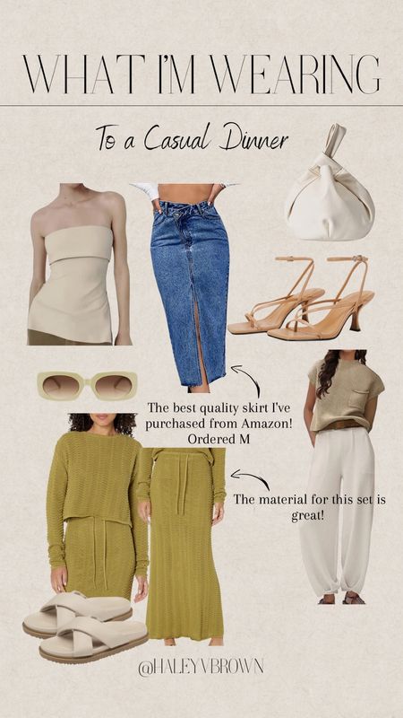 Casual Dinner Outfit, Date Night Outfit, Sofia Richie, Two Piece Set, Beach Going Out Outfit, Free People Set

#LTKSeasonal #LTKstyletip #LTKFind