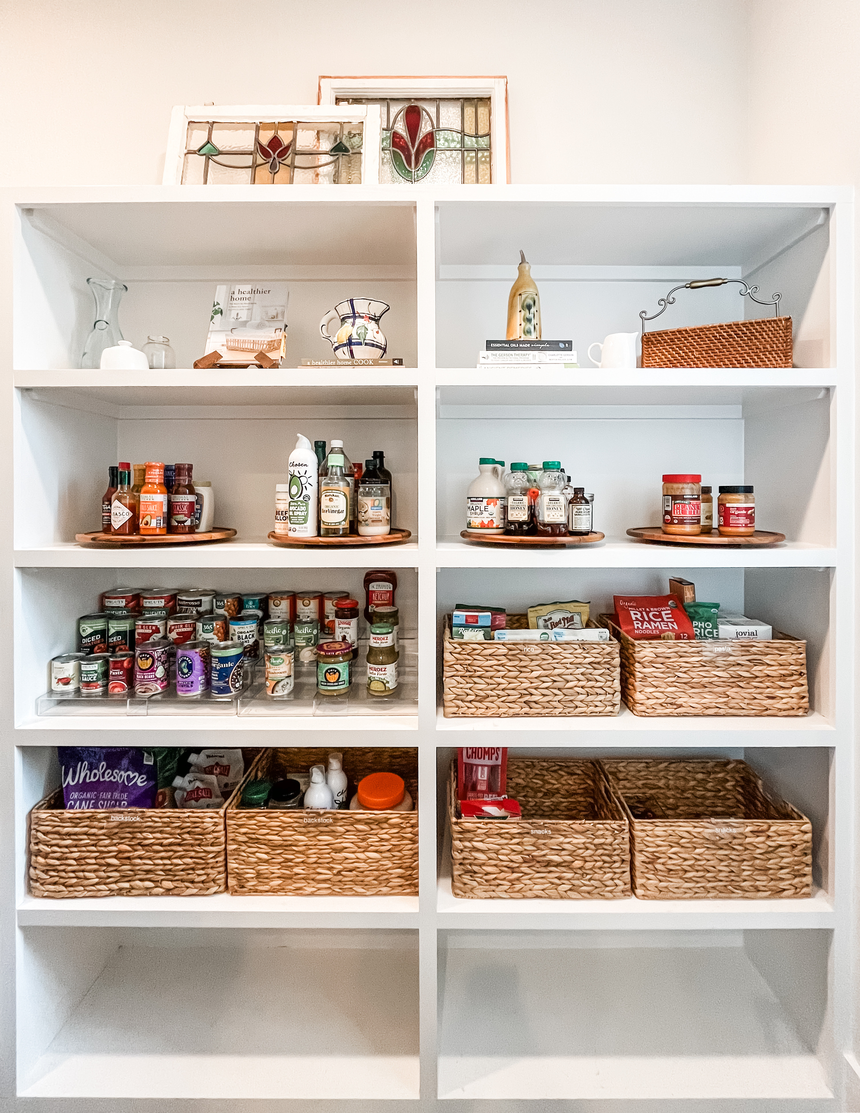 Making a pantry function for your family as well as look great is always our goal. Busy families deserve spaces that really work and this pantry is no exception! Let us know if you need some help getting your systems in place. 

 