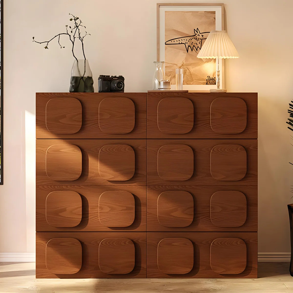 Modern Combination TV Cabinet, One-Piece | Wayfair North America