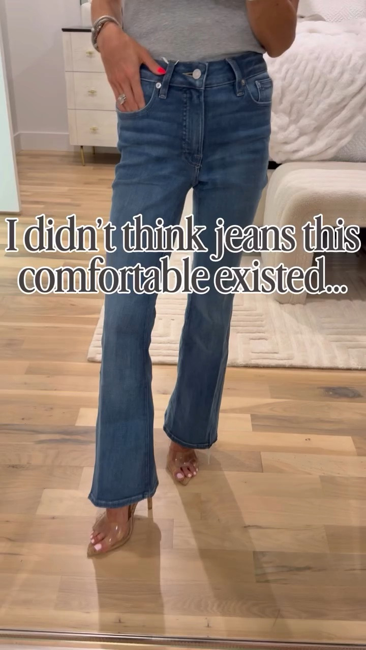 I may have just found the BEST jeans that require *NO* hemming. These are the rare pair that fit like a glove, have the perfect amount of stretch, and the perfect color to wear on repeat. These are 10000% worth the buy, trust me! I’m a 5’1” shortie so I know the struggle 😉 

They’re selling out fast, so grab them if you want them 

petite jeans, petite-friendly jeans, jeans for short women, stretchy jeans, flattering denim, petite fashion, jeans that fit like a glove, comfortable jeans, everyday denim, petite style, petite outfit ideas, casual outfits, denim try-on, best jeans for petites

#PetiteFashion #PetiteStyle #PetiteJeans #ShortGirlStyle

#LTKSaleAlert #LTKPetite #LTKootd