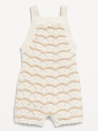 Sleeveless Sweater-Knit One-Piece Romper for Baby | Old Navy (CA)