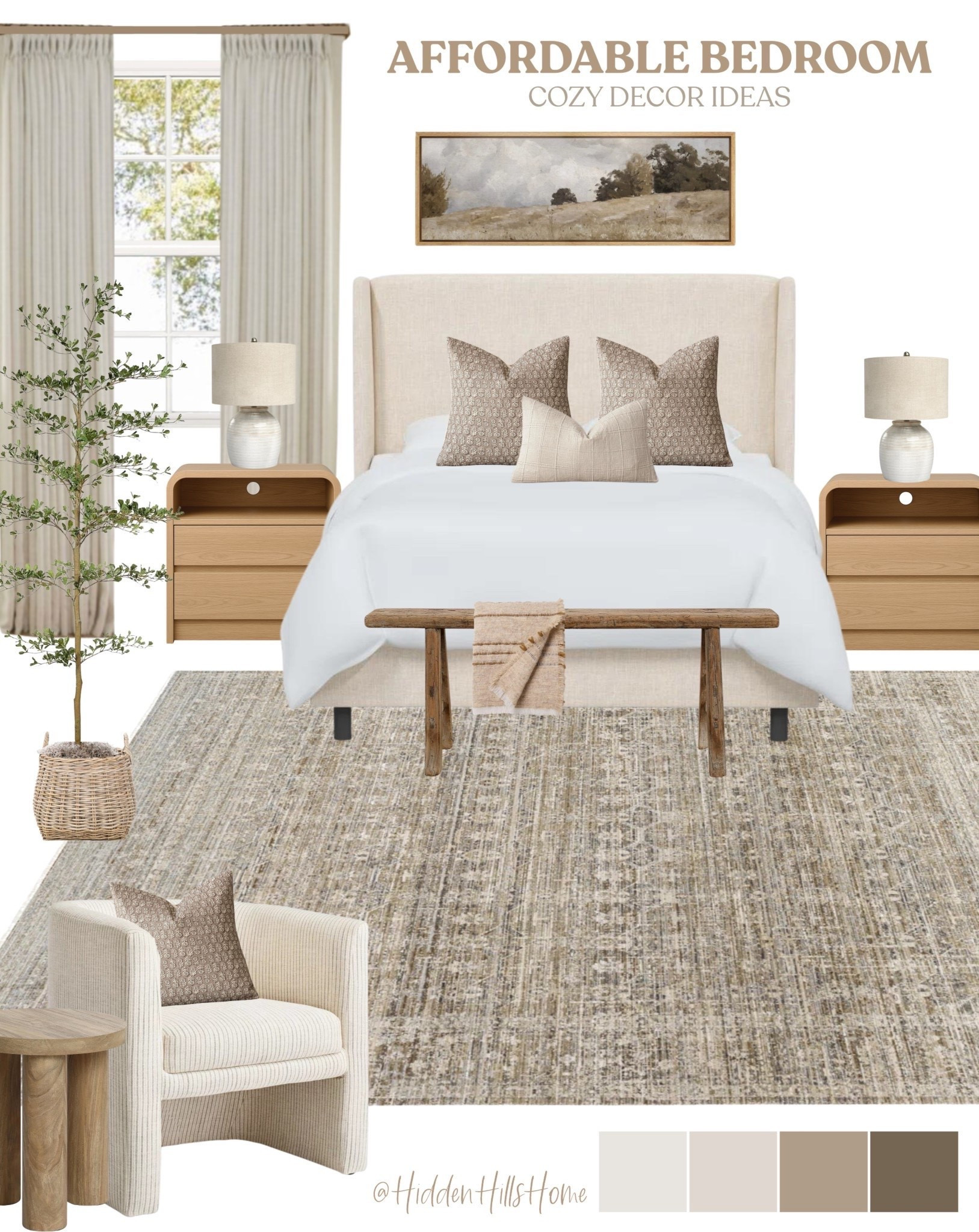 Affordable master bedroom decor! Bedroom decor on sale! Home decor ideas on sale, bedroom inspiration, bedding, bedroom mood board #bed

#LTKHome #LTKSaleAlert #LTKSeasonal