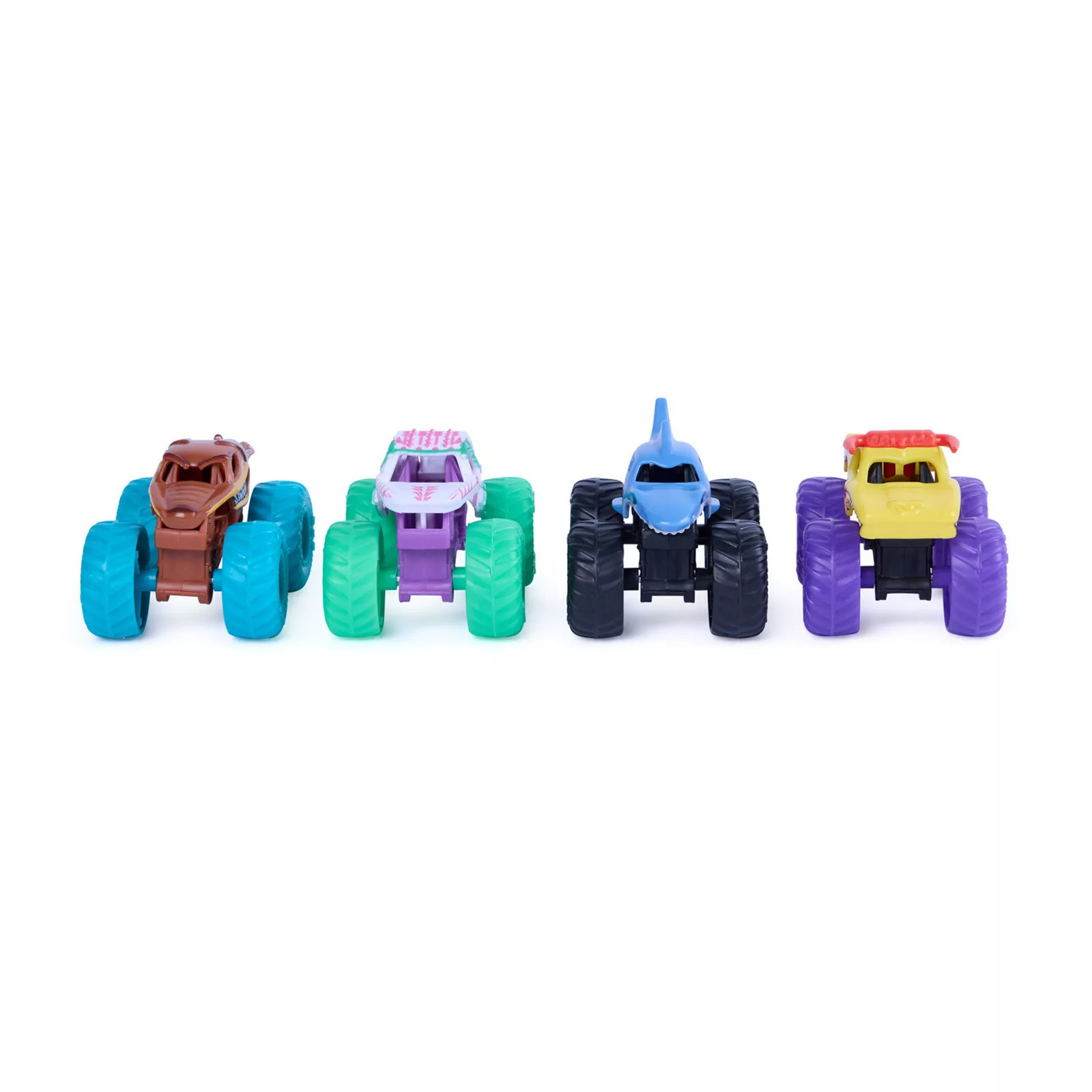 Monster Jam 4-Pack El Toro Loco, Megalodon, ThunderROARus & Monster Mutt Die-Cast Vehicles, Multi | Kohl's