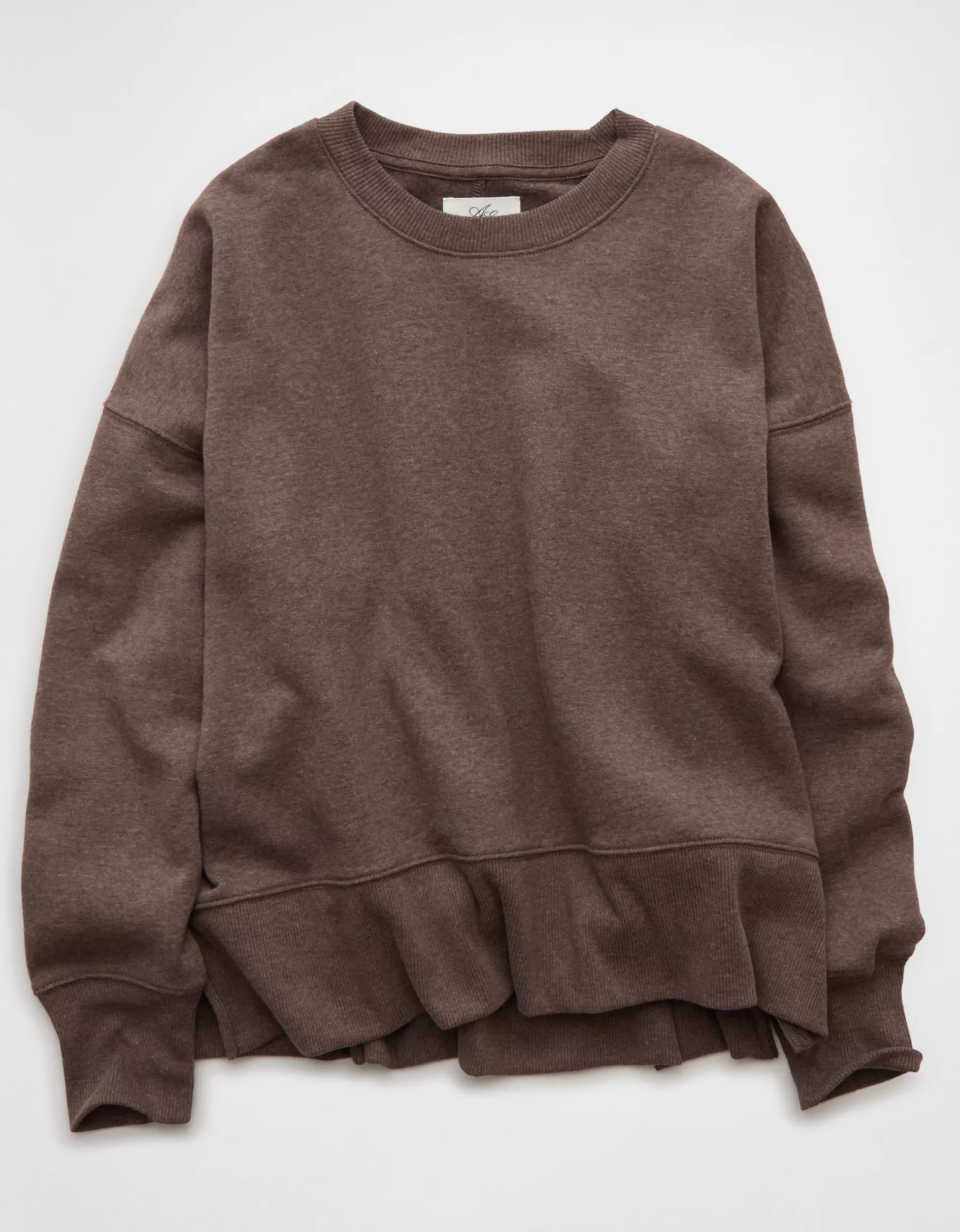 AE Everyday Luxe Oversized Sweatshirt | American Eagle Outfitters (US & CA)