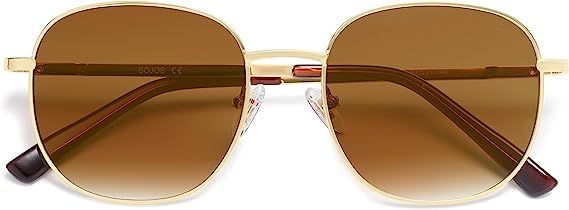 SOJOS Classic Square Sunglasses for Women Men with Spring Hinge AURORA SJ1137 | Amazon (US)
