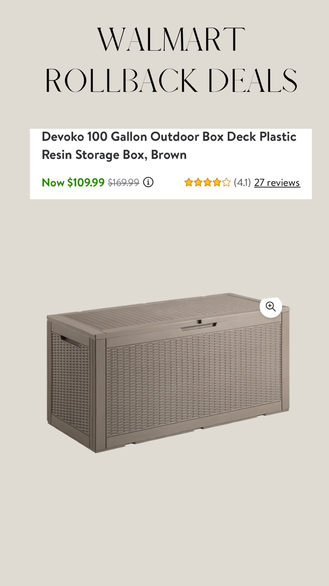 Walmart Rollback Patio

#LTKhome #LTKsalealert #LTKSeasonal