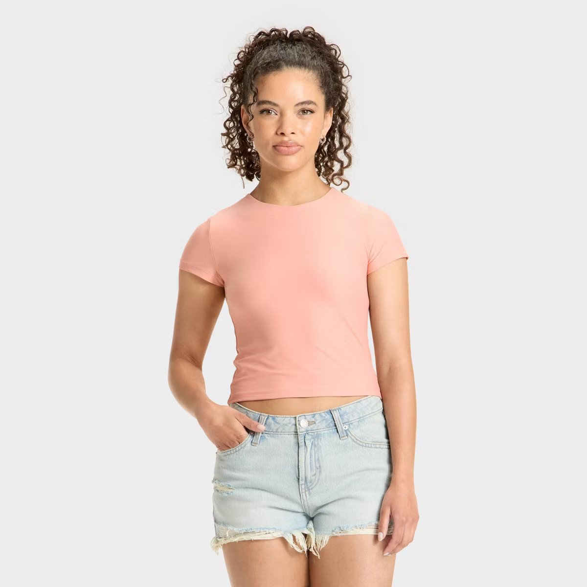 Women's Slim Fit Short Sleeve Perfect T-Shirt - Wild Fable™ | Target