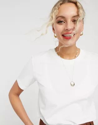 & Other Stories organic cotton basic t-shirt in white | ASOS US