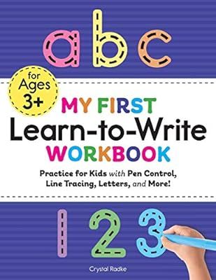 My First Learn to Write Workbook: Practice for Kids with Pen Control, Line Tracing, Letters, and ... | Amazon (US)