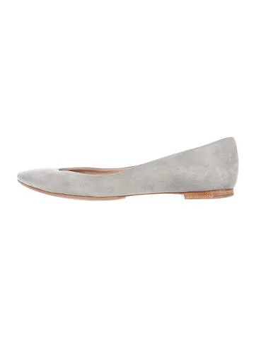 Chloé Suede Pointed-Toe Flats | The Real Real, Inc.