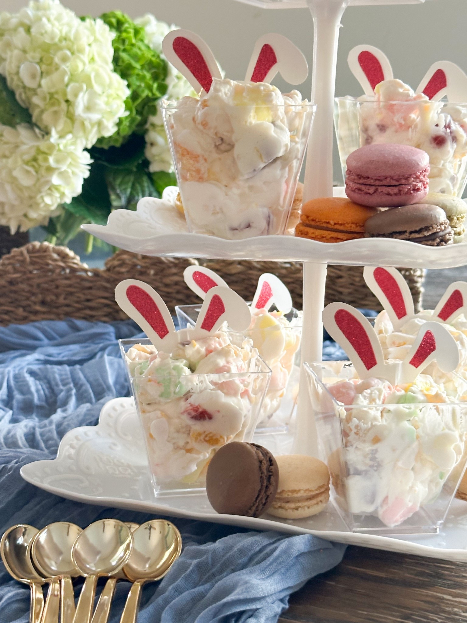 It’s all about the presentation. Love this white tier tray and linking the cute cup and spoon set that are perfect for serving so many desserts. 🍨 

#LTKHome #LTKParties