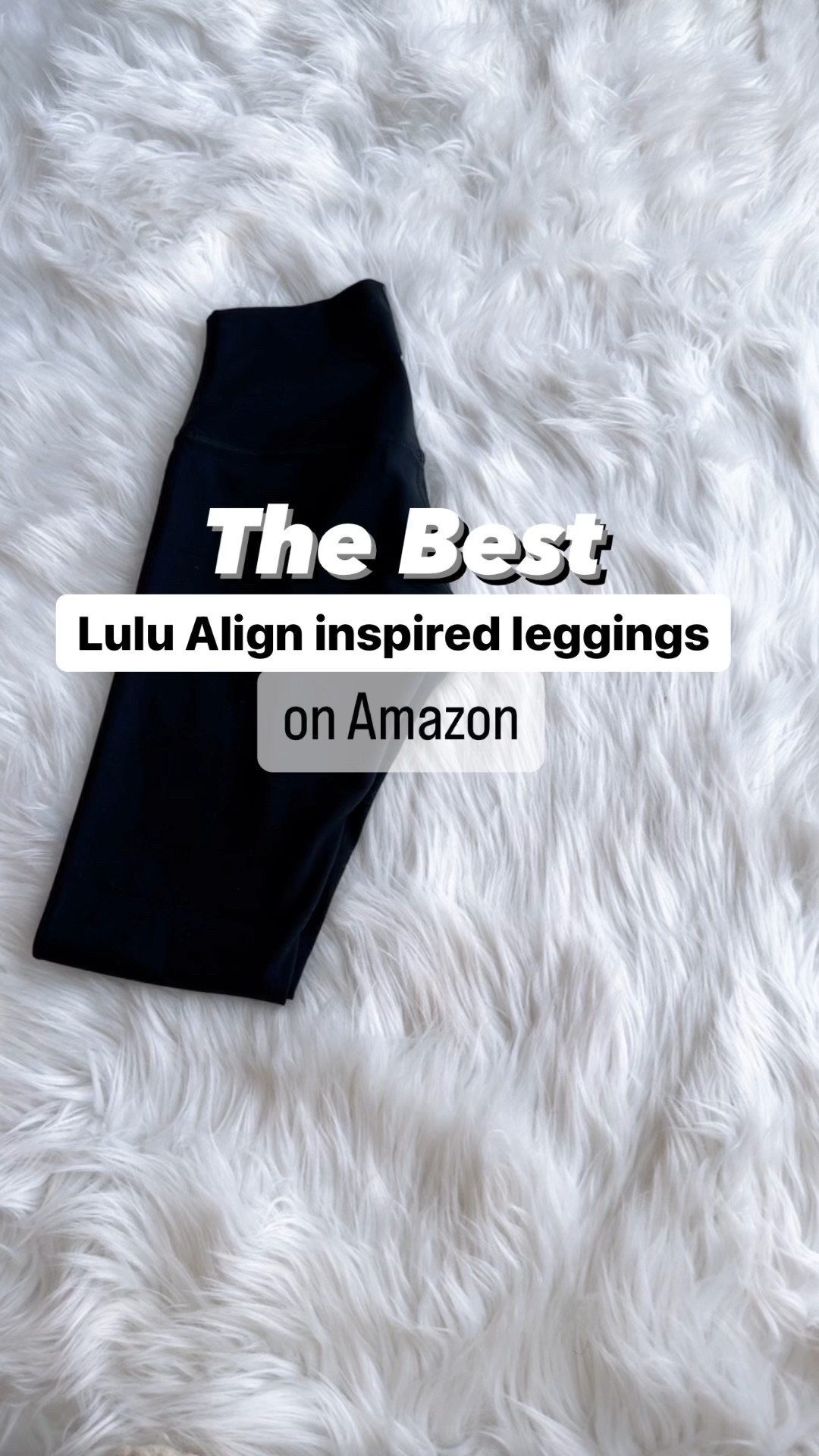 The best Lulu align inspired leggings on Amazon! Come in 40 different colors!! And 2 different lengths
I’m in my true size XS, 25” length, taupe color.
*I linked both sizes + a pocket option!

Found it on Amazon, winter outfit, comfy, activewear, casual style, jeans, sneakers, lululemon look for less 


#LTKActive #LTKFindsUnder50 #LTKSeasonal
