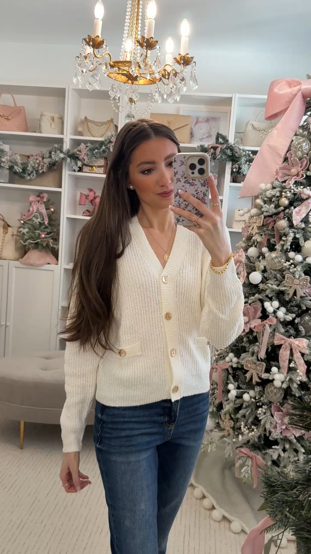 Walmart lady cardigan find!
Walmart fashion, winter outfit 

#LTKootd #LTKSaleAlert #LTKFindsUnder50