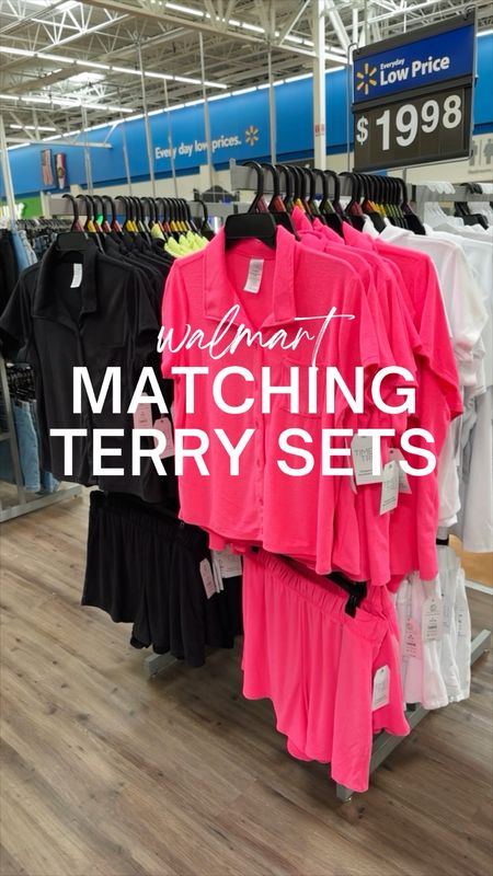 Matching terry sets at Walmart! Great for casual wear or a swim coverup. Runs true to size.  





Walmart fashion. Time and tru. Swim. Resort wear. Summer vacation. Shorts matching set. Button down. 

#LTKMidsize #LTKFindsUnder50 #LTKFindsUnder100