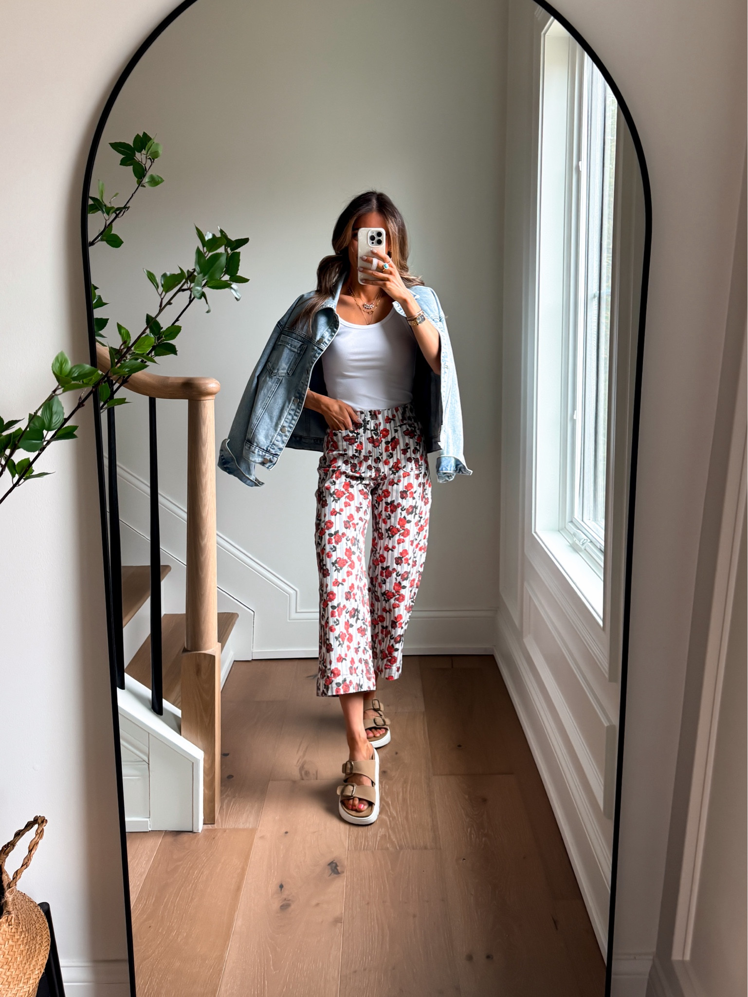 Wearing a xsmall tank and my true to size in jeans (size 2). I sized up in jean jacket to a size mediumm

#LTKdayinmylife #LTKSeasonal #LTKmomlife