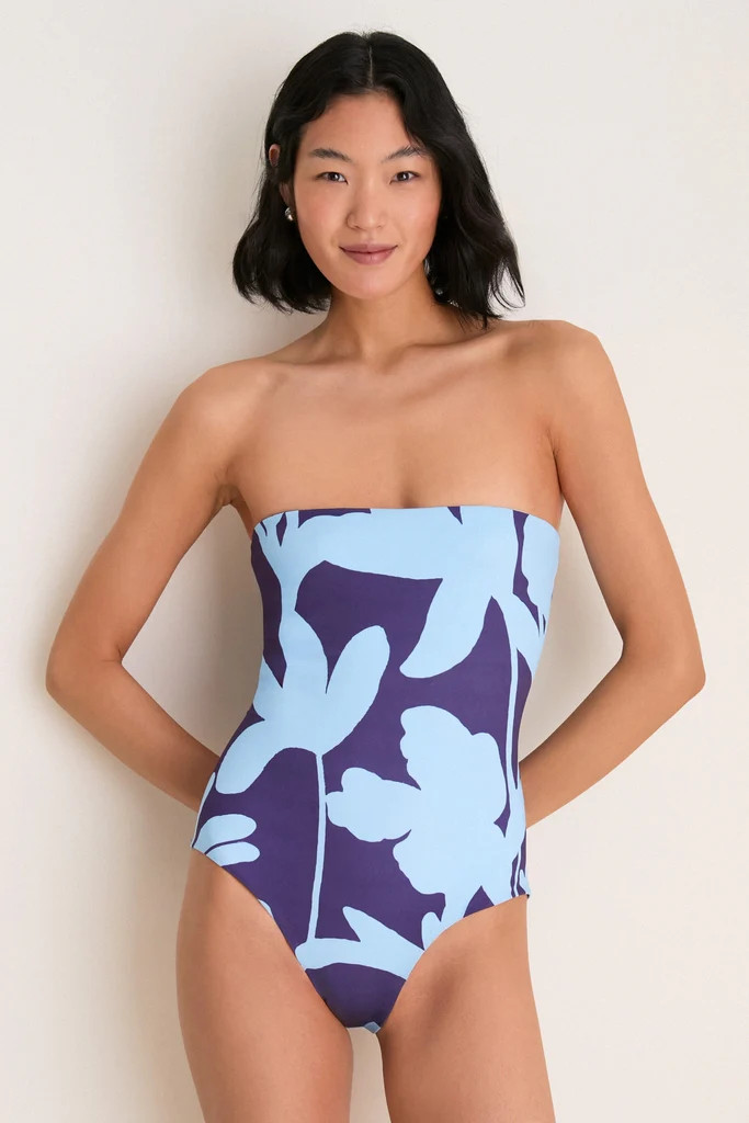 Midnight Garden Soleil Bandeau One Piece | Tuckernuck (US)