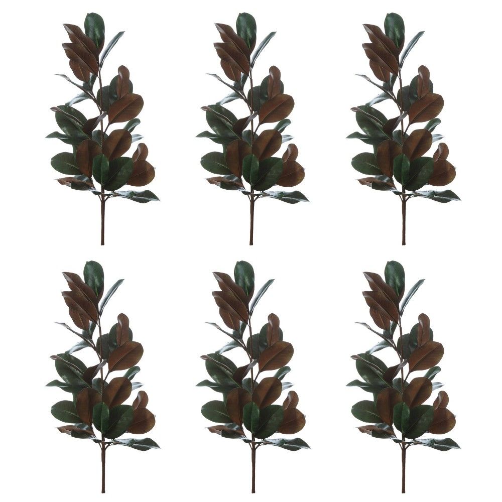 31.5"" Faux Magnolia Leaf Branch - 3R Studio | Target