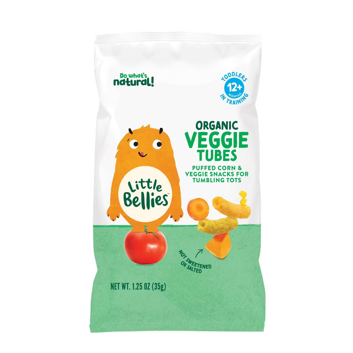 Little Bellies Organic Veggie Tubes Baby Snacks - 1.25oz | Target