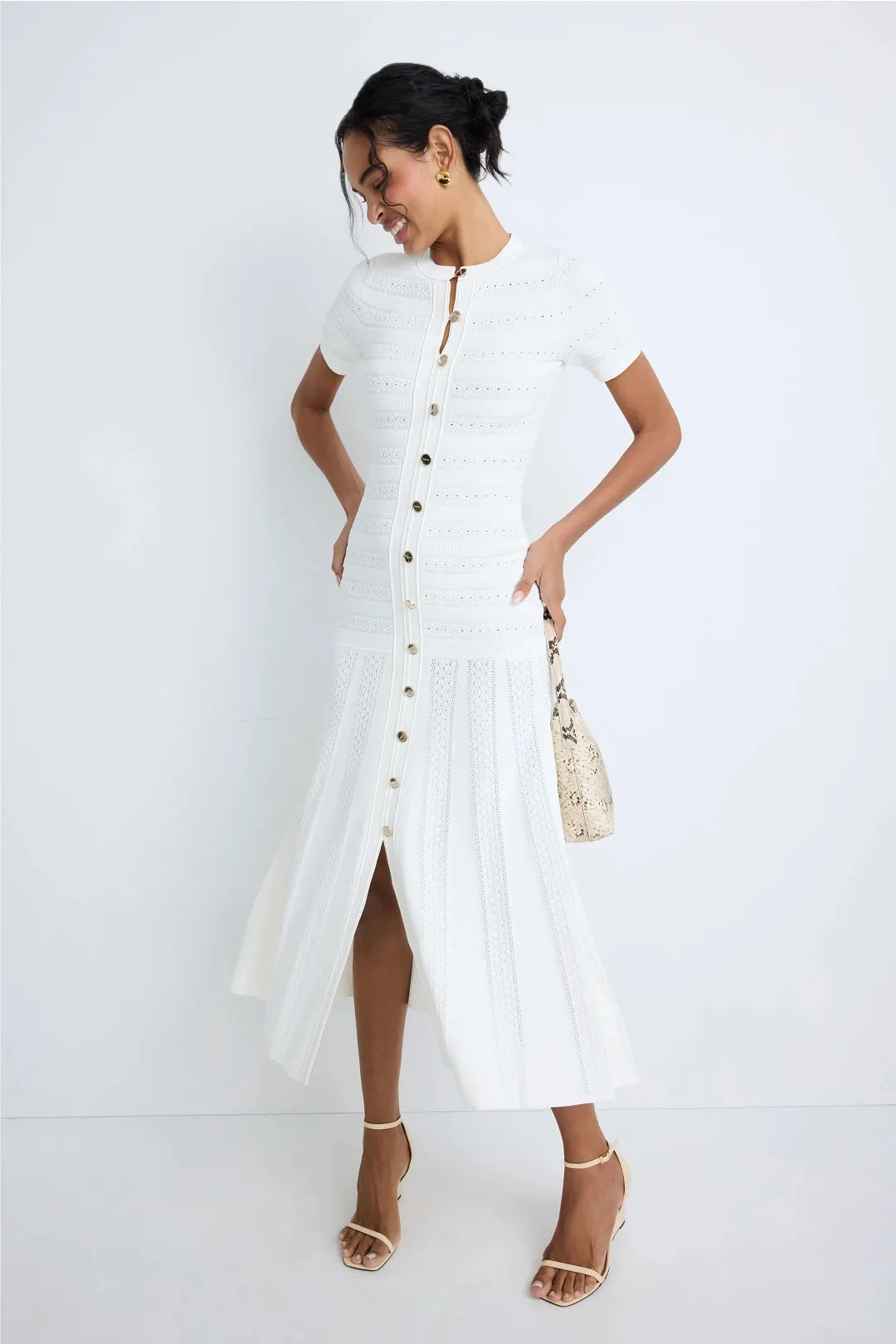 Short Sleeve Midi Dress | Rent the Runway