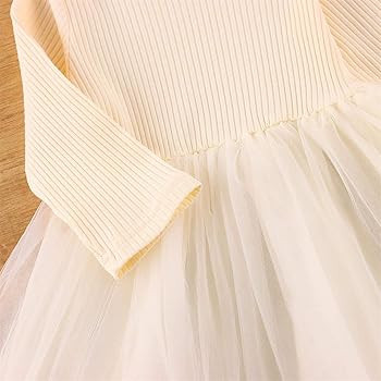 Toddler Baby Girls Summer Dress Tutu Dresses Long Sleeve Infant Children Clothes for 1-5Years | Amazon (US)