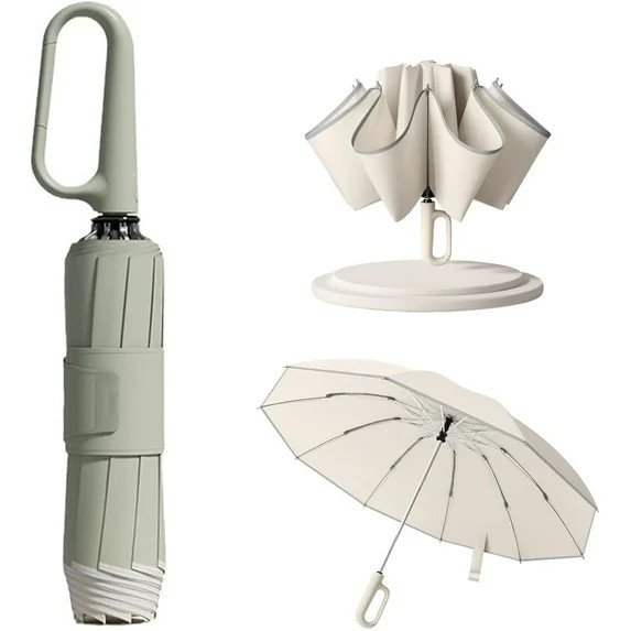 2024 New Ring Buckle Umbrella,Reflective Safety Strip,Sturdy Windproof,Travel Portable Windproof ... | Walmart (US)