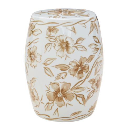 Justine Garden Stool- Taupe | Ballard Designs, Inc.