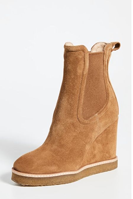 A wedge boot is a true closet staple and these are gorgeous! 