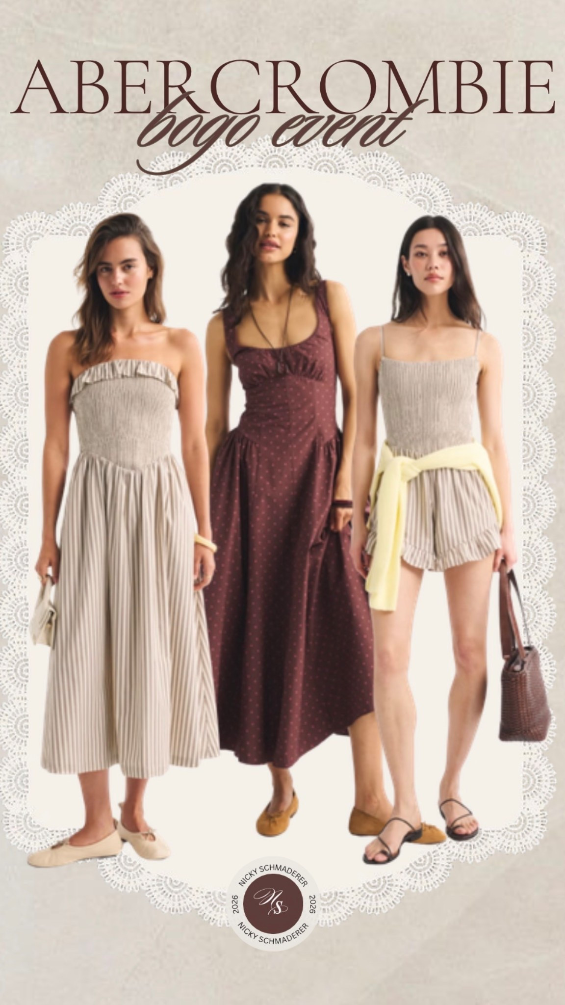 @abercrombie BOGO event 50% off styles. Loving the new dresses!
Mother’s Day
Brunch 
Graduation 


#LTKFestival #LTKdayinmylife #LTKMothersDay