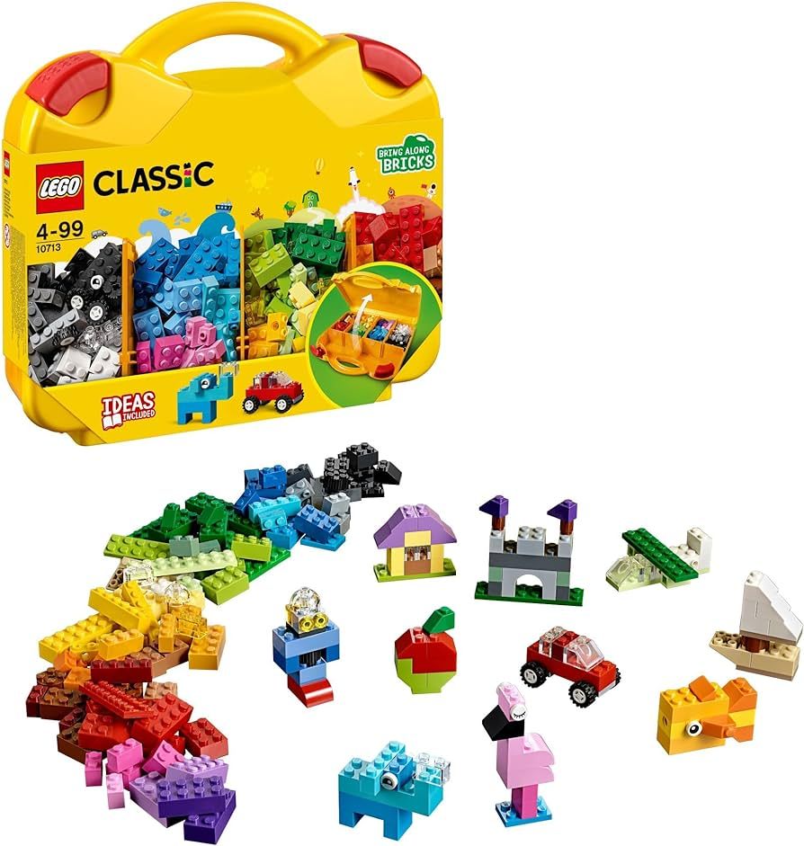LEGO Classic Creative Suitcase 10713 - Includes Sorting Storage Organizer Case with Fun Colorful ... | Amazon (US)