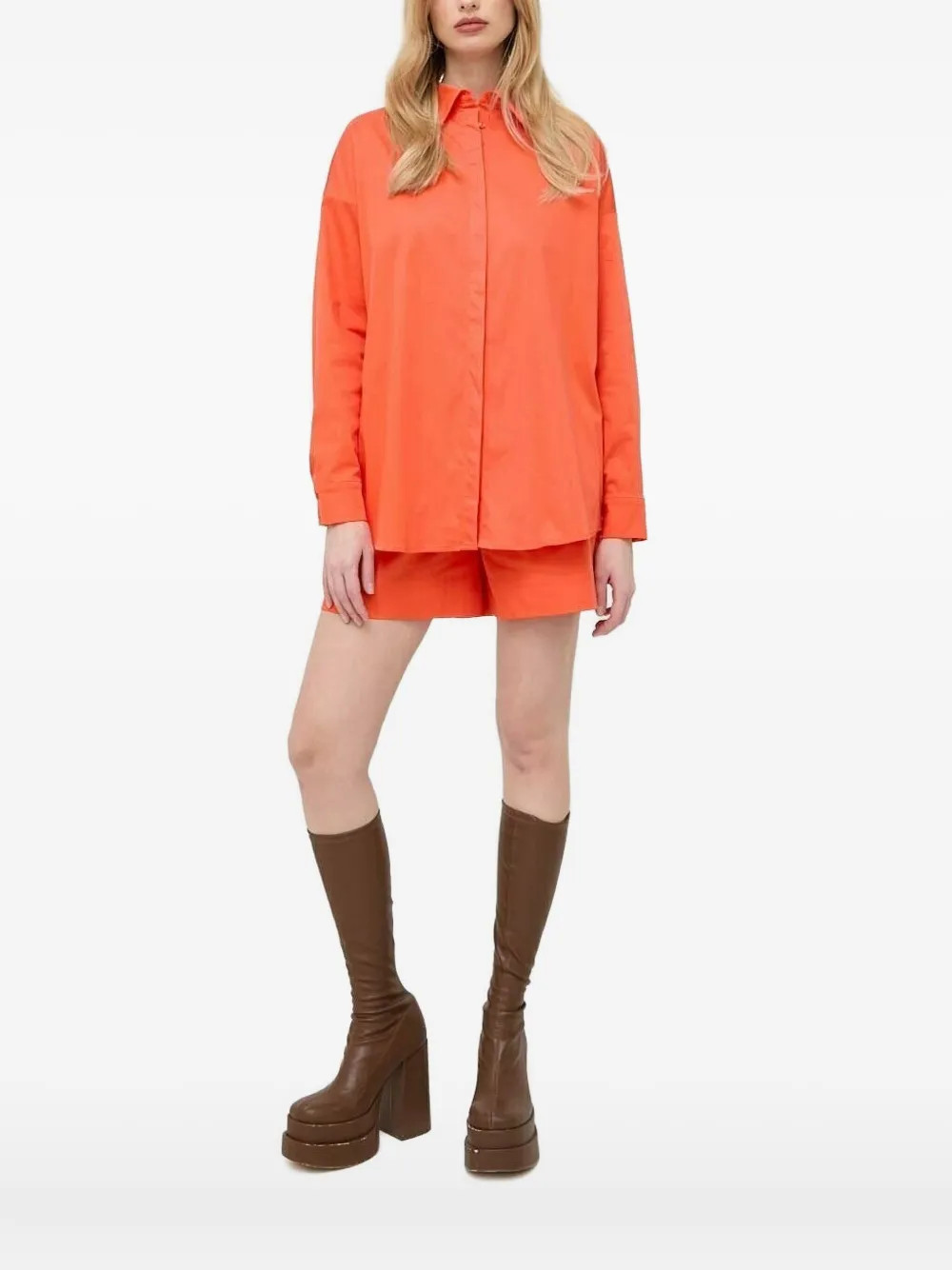 Notes du Nord long-sleeves shirt - Orange | Farfetch Global