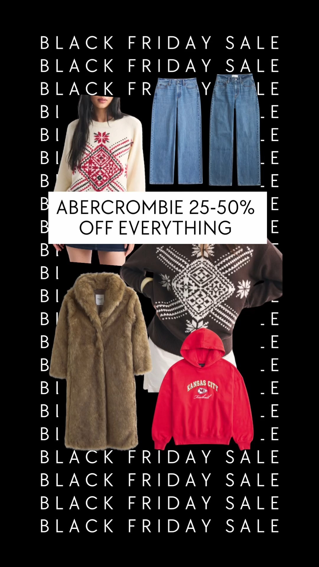 Abercrombie Black Friday sale , 50% off. The best jeans. The best activewear! 

#LTKFindsUnder50 #LTKSaleAlert #LTKCyberWeek