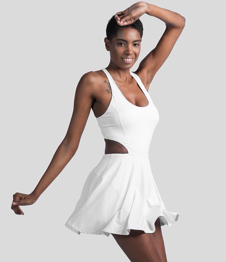 Everyday Softlyzero™ Airy Backless 2-in-1 Cool Touch Activity Dress-Showstopper | HALARA