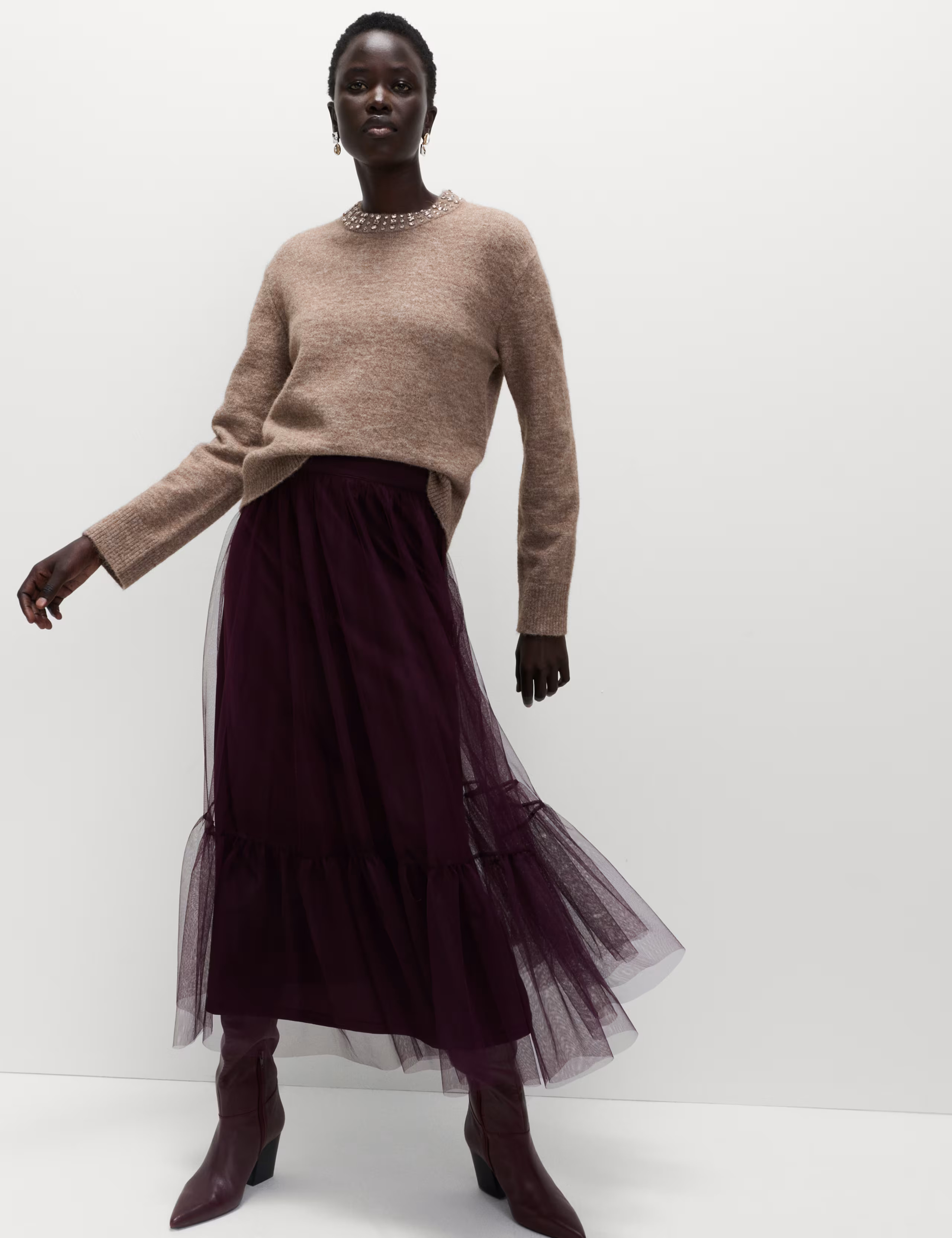 Tulle Maxi Skirt | Marks & Spencer IE