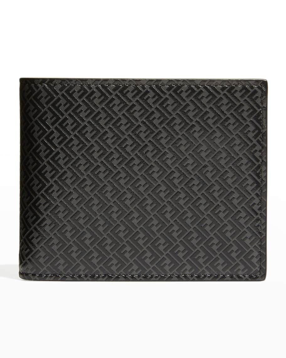 Fendi Men's Micro-FF Leather Wallet | Neiman Marcus