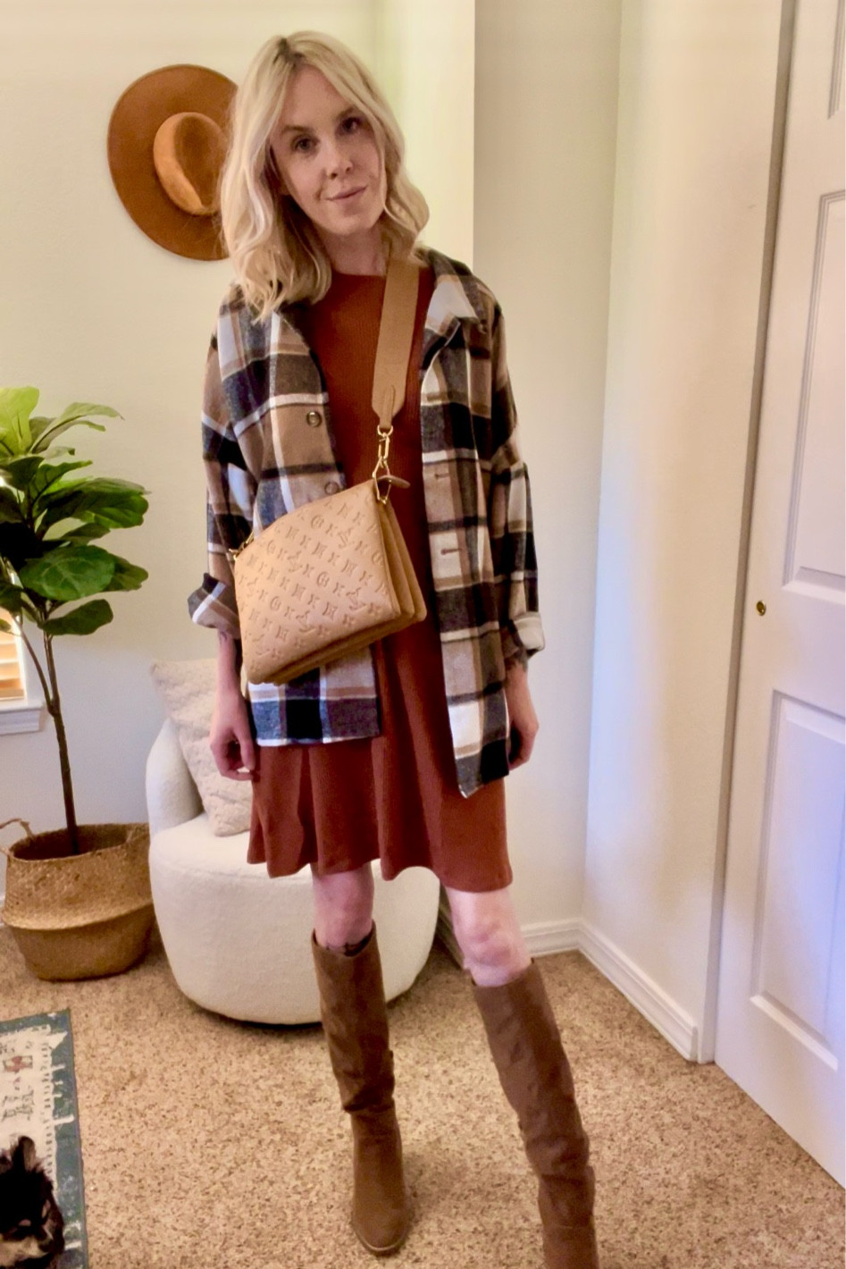 Fall outfit. Teacher outfit. Fall. Fall decor. Fall outfits. Fall dresses. Boots. Family photos. 

#LTKSeasonal #LTKsalealert #LTKfindsunder50