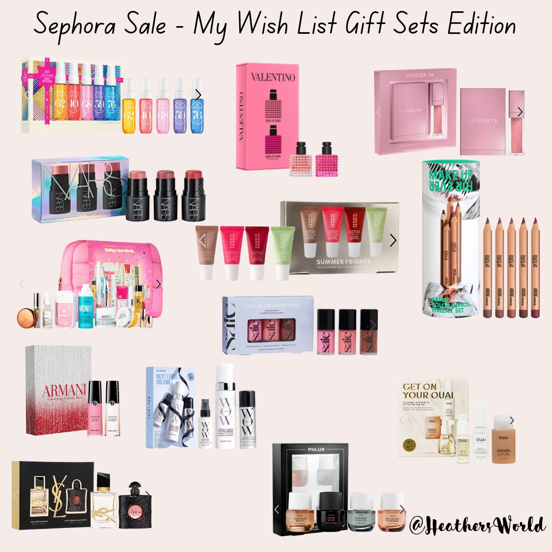 Sephora Sale: My Wish List Gift Sets Edition

Loving the gift sets from Nars, Saie, Patrick Ta, YSL, Valentino, Summer fridays and colour wow 

#sephora #sephorasale #minimakeup #mini's #beauty #makeup #fragrance #skincare #summerfridays #nars #patrickta #soldejanerio  

 #LTKbeauty #LTKsale #LTKgiftguide