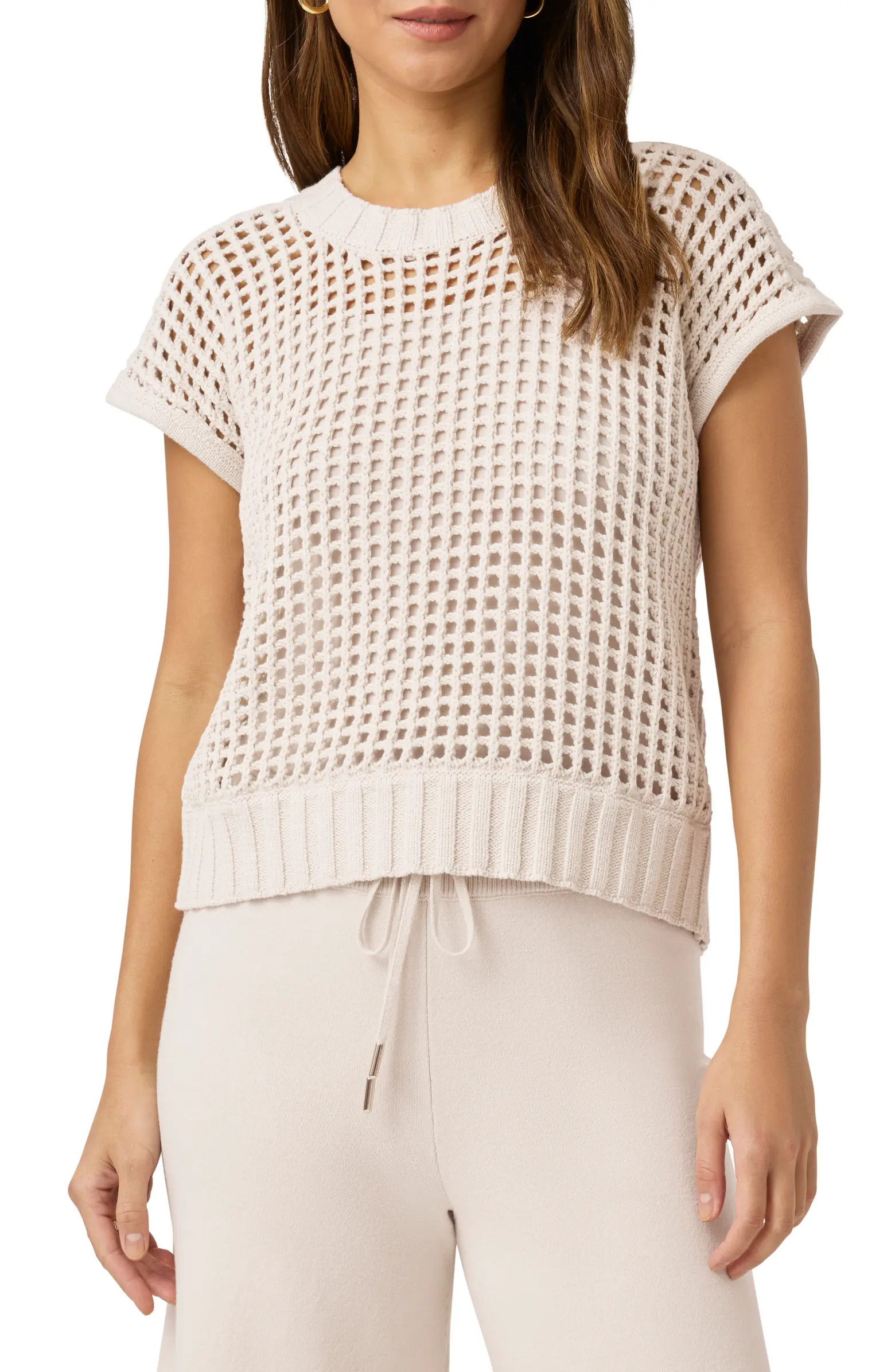 x @Cellajaneblog Pointelle Sweater Vest | Nordstrom