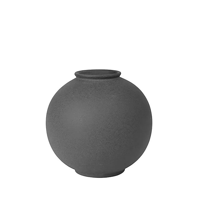 Blomus RUDEA 8.25-Inch Round Ceramic Vase in Brown | Bed Bath & Beyond