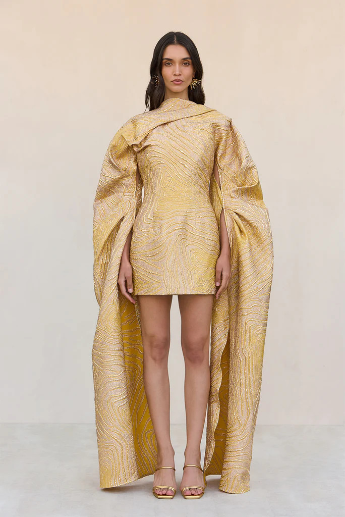 BRANDY DRESS - GOLD MULTI | Cult Gaia - US