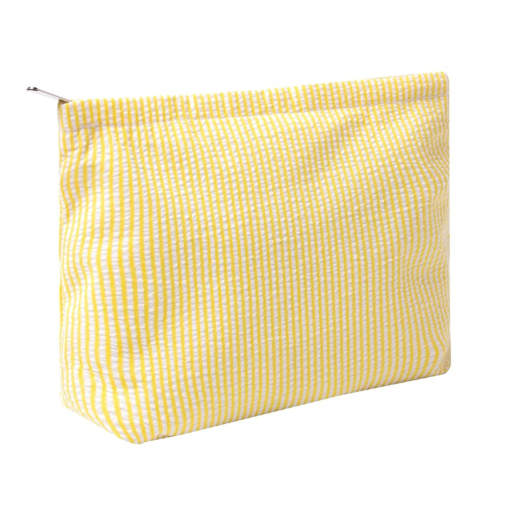 Makeup Bag Cosmetic Bag Travel Toiletry Bag Aesthetic Canvas Organizer Bag Zipper Pouch for Women... | Amazon (US)