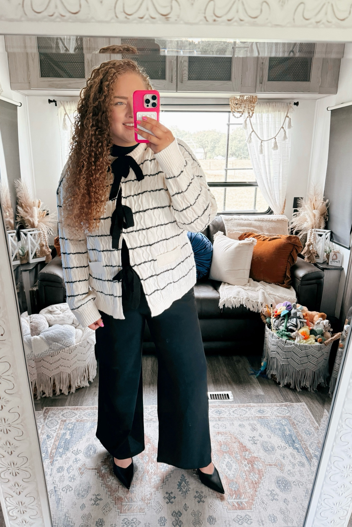 The perfect look for the office🤍office outfit | office style | office look | amazon office outfit | amazon office style | amazon office must haves | work wear | amazon work wear | work wear style | amazon work wear style | sweater | amazon bow tie sweater | amazon sweater | dress pants | work pants | black pants | black dress pants | Amazon dress pants | Amazon work pants  |heels | amazon heels  | Amazon kitten heels  | black kitten heels | amazon finds | amazon fashion | amazon outfit | amazon look | fall office outfit | fall work wear | fall looks for the office 

#LTKWorkwear #LTKStyleTip #LTKMidsize