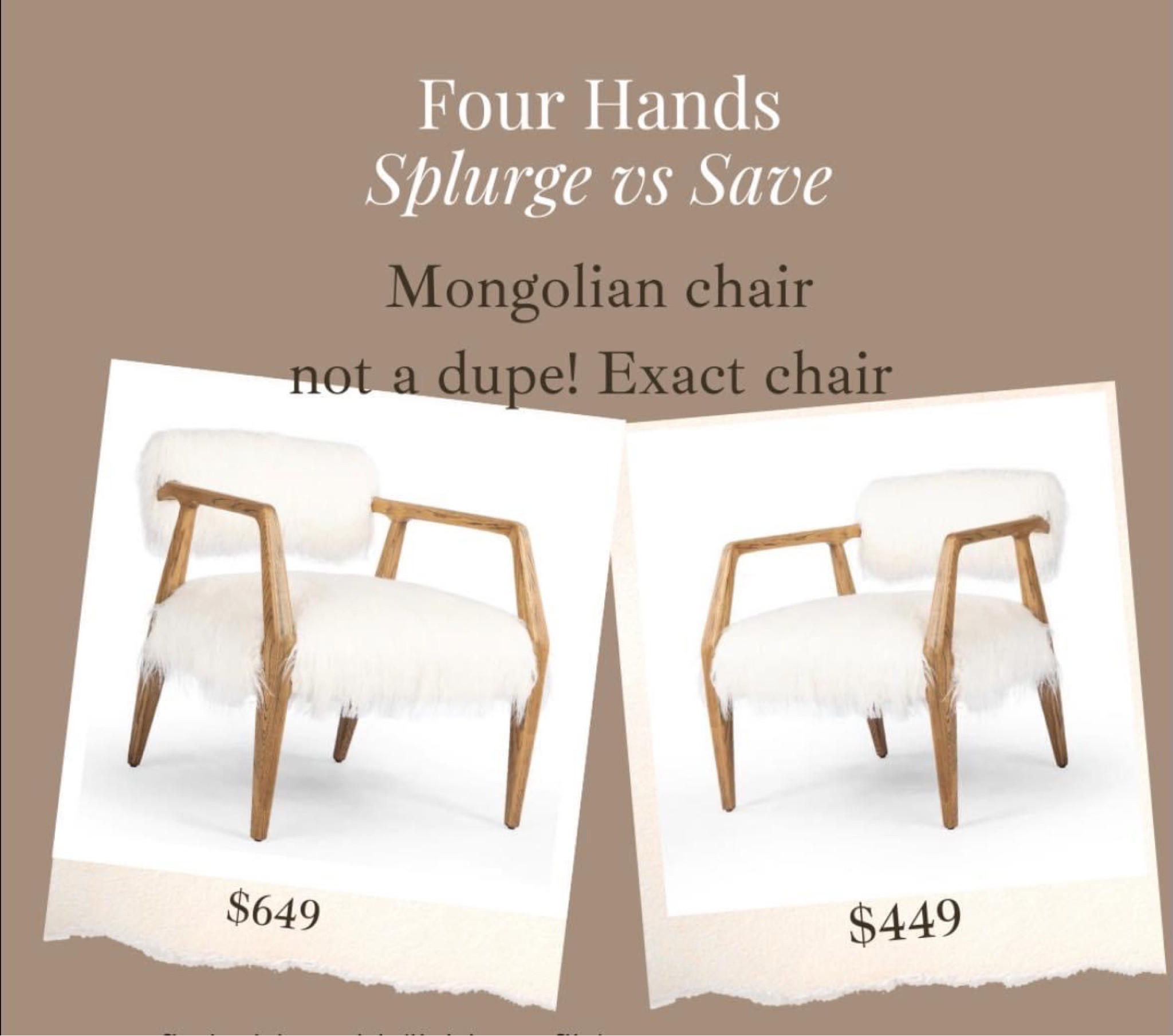 Ahhh!! This sold out so quickly last time and just restocked on TJ maxx! Not a dupe! Exact same Mongolian fur accent chair found for less!


#LTKFind #LTKsalealert #LTKhome