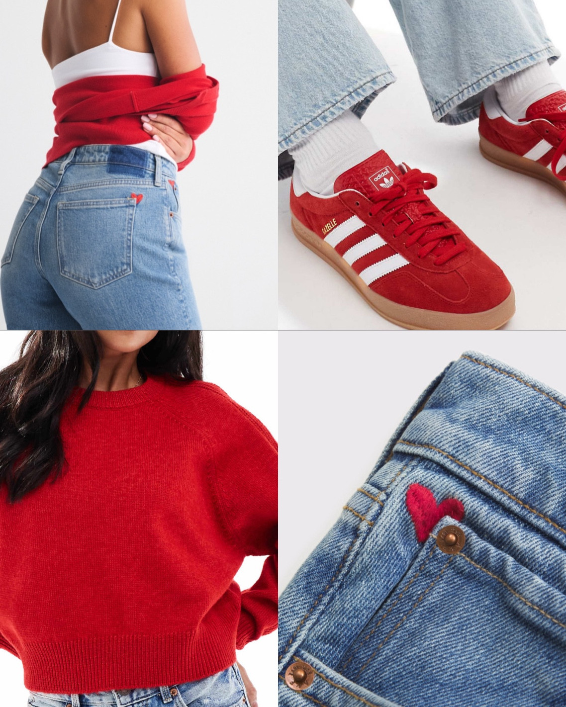 My denim and red outfit mood board because I’m obsessing over these jeans!!! #jeans 

#LTKwinter #LTKautumn #LTKjeans