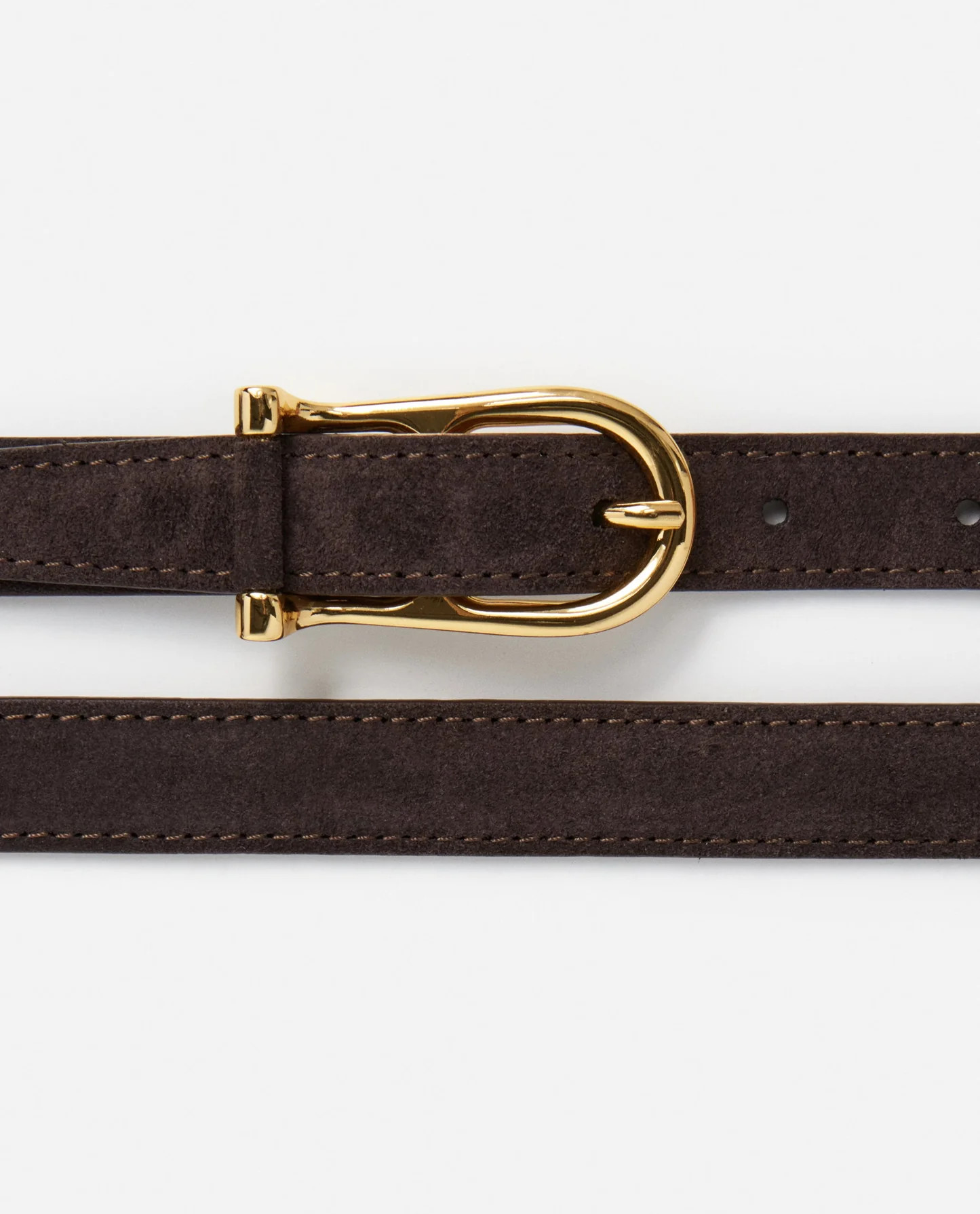 Betty Suede Chocolate Belt | Flattered