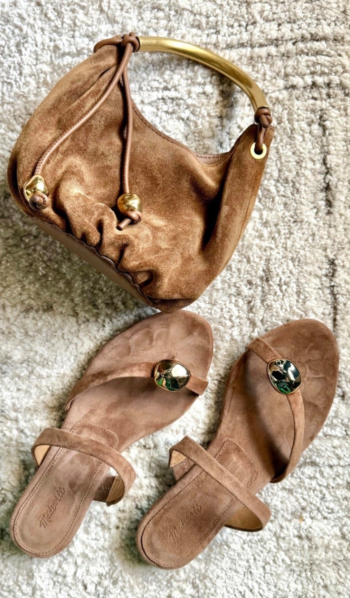 Sandals
Suede bag 
Madewell 

#LTKSeasonal