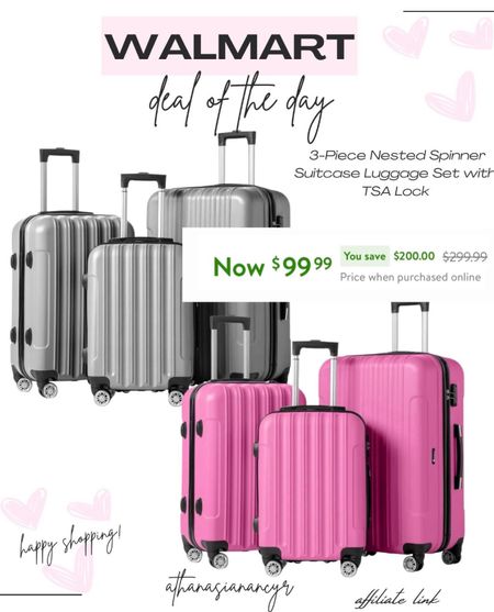 Luggage set on sale 
Save 200$


#LTKfamily #LTKsalealert #LTKtravel