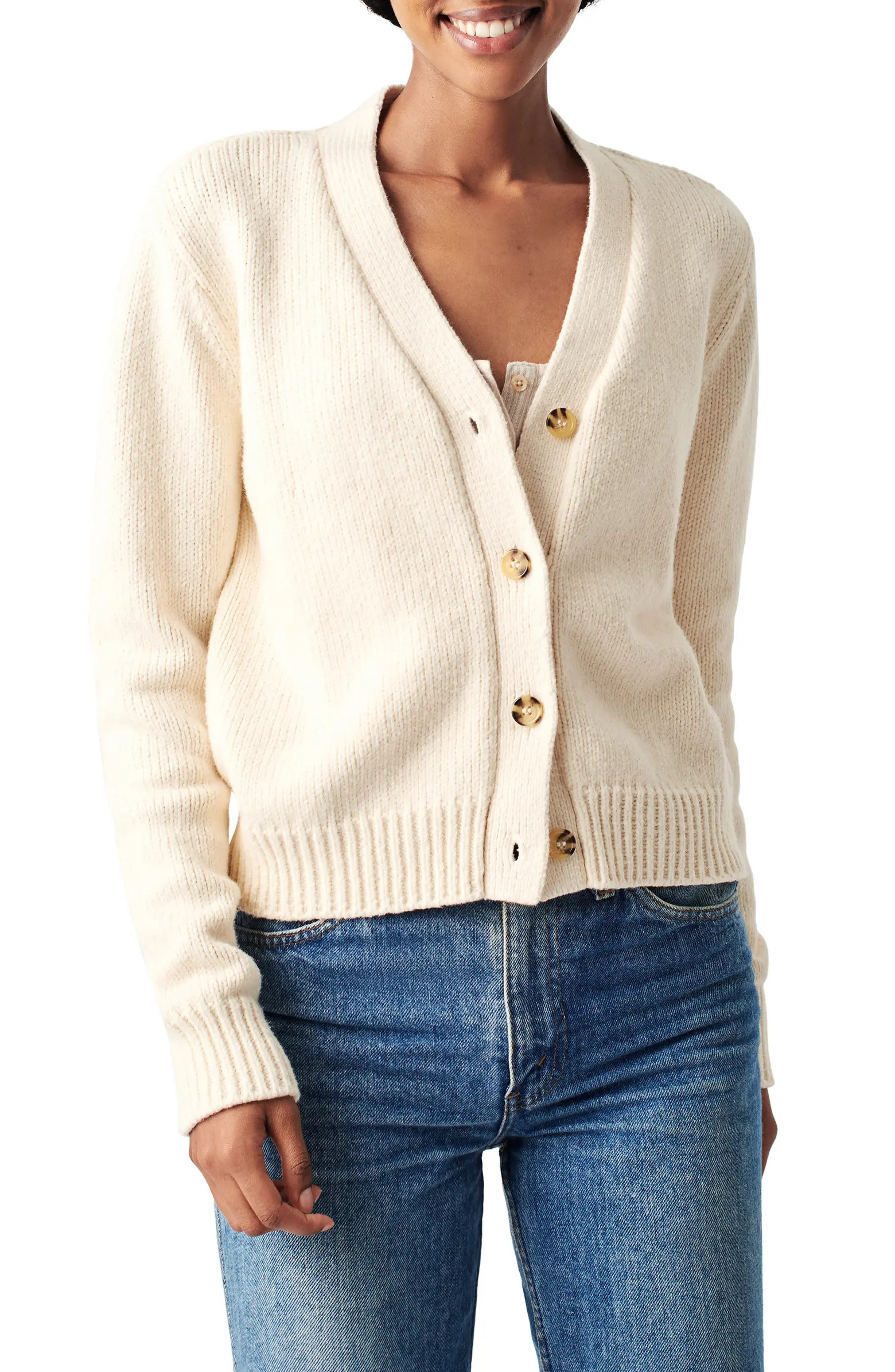 Cuddle V-Neck Crop Cardigan | Nordstrom