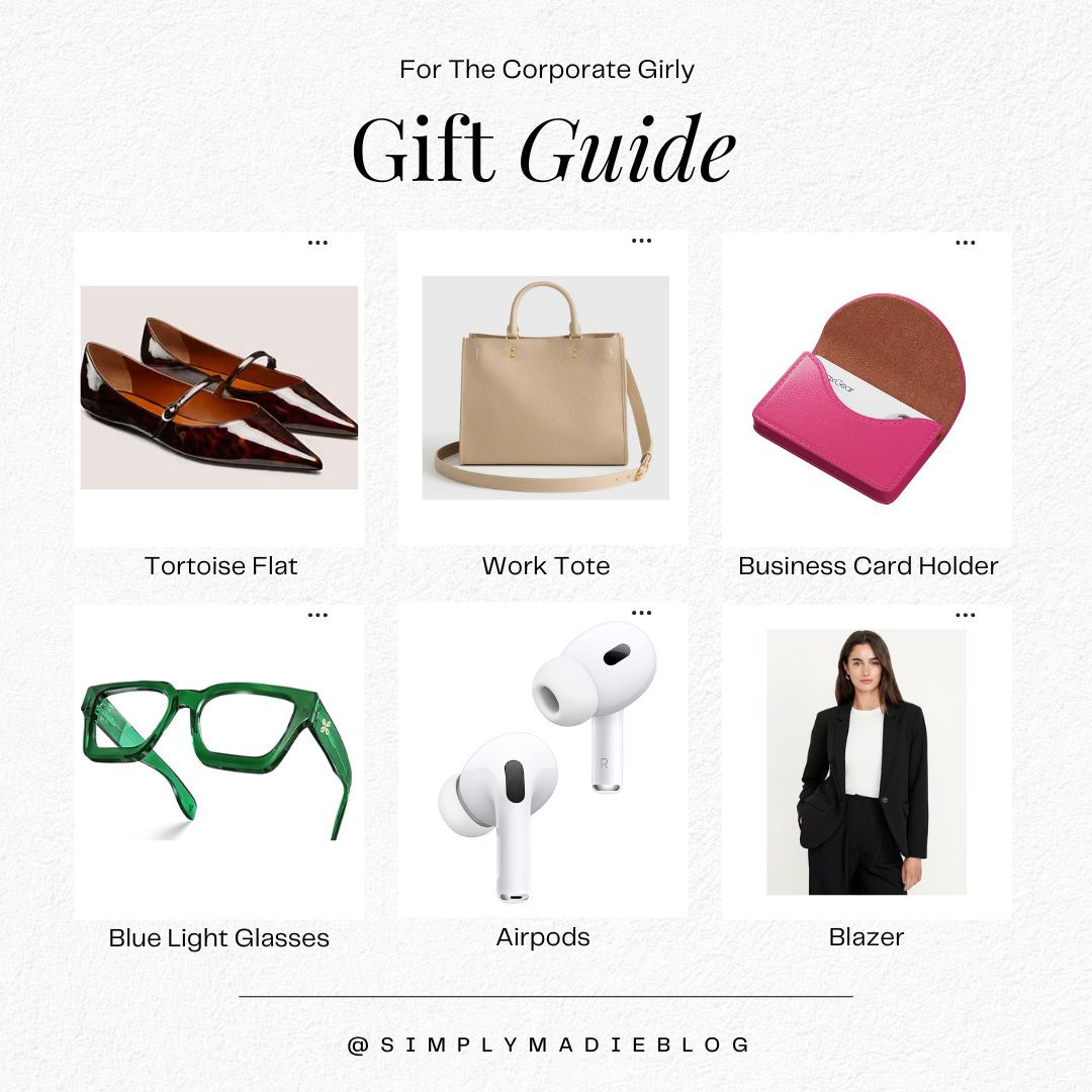 Gift Guide: For The Corporate Girly 

 

#LTKCyberWeek #LTKHoliday #LTKGiftGuide