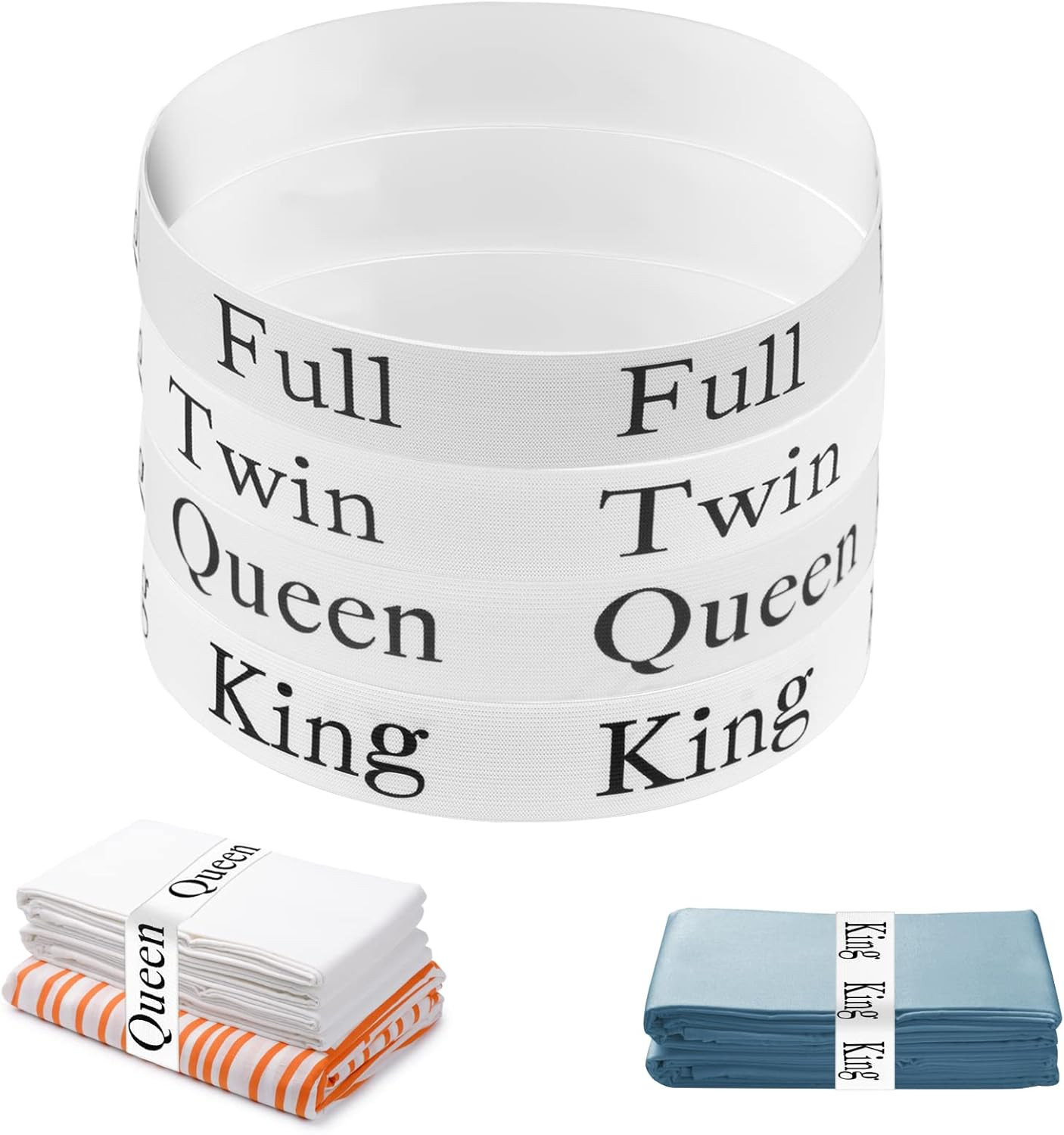 4Pcs Bed Sheet Organizer for Closet, Sheet Keepers Closet Organization King Twin Full Queen Bed S... | Amazon (CA)