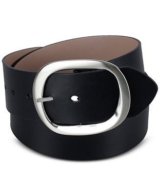 Women's Reversible Oversized Statement Buckle Belt | Macy's